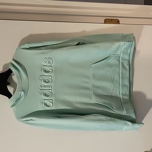 Adidas hoodie, teal size XL/16